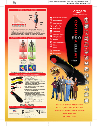Orthera Performance Orthotics Orthera PRO SlimFit