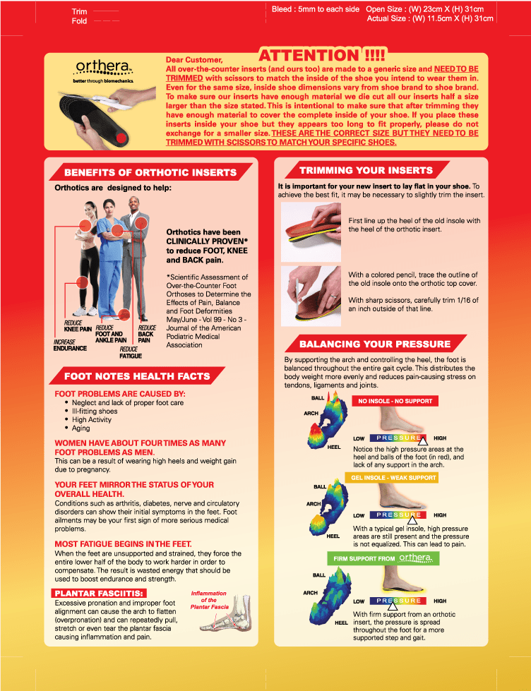 Orthera Performance Orthotics Orthera PRO SlimFit