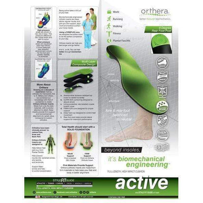 Orthera Orthotic Inserts Active